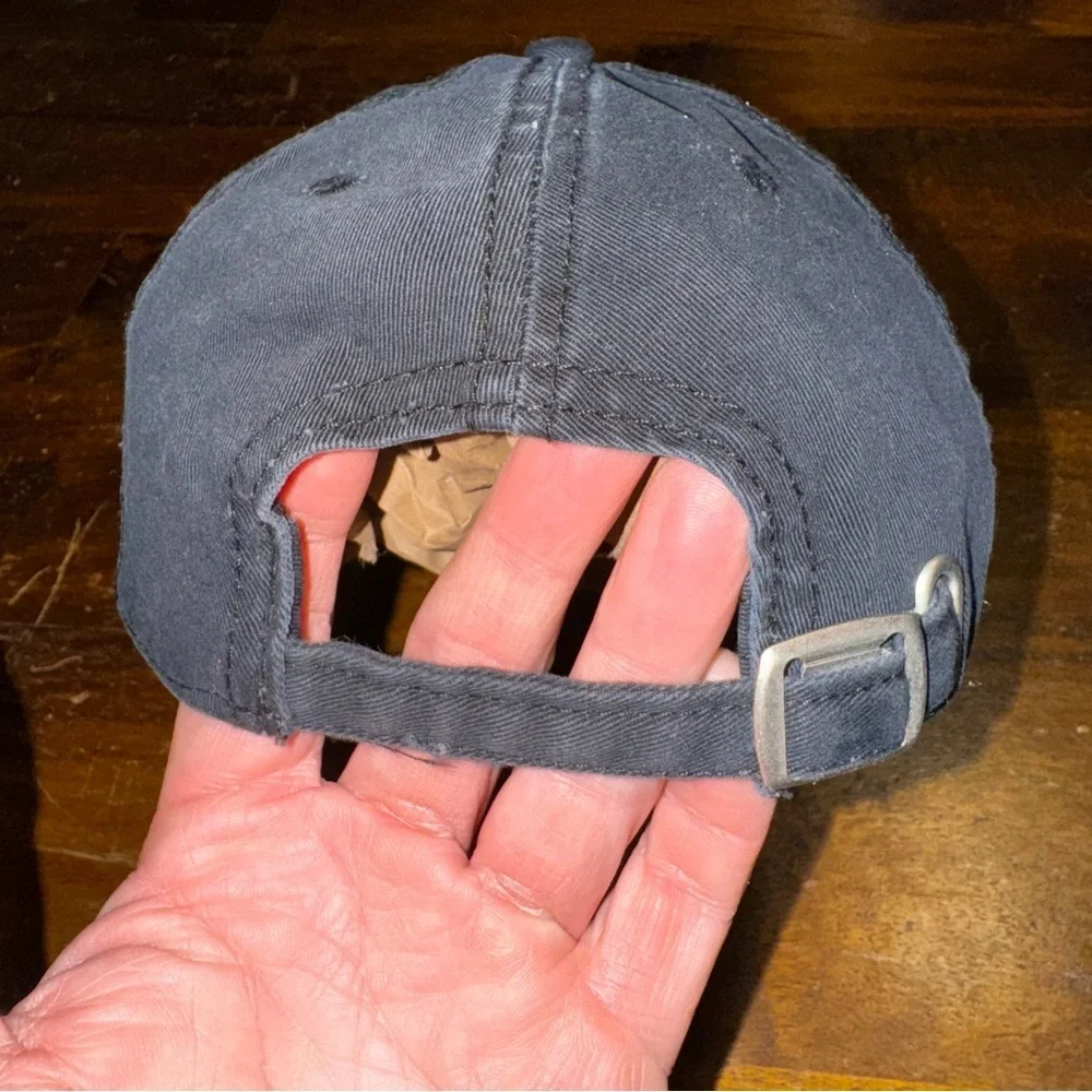 Rare Vtg Syracuse Hat Embroidered “SYR” FILM SYRACUSE Black Adjustable Hat Cap